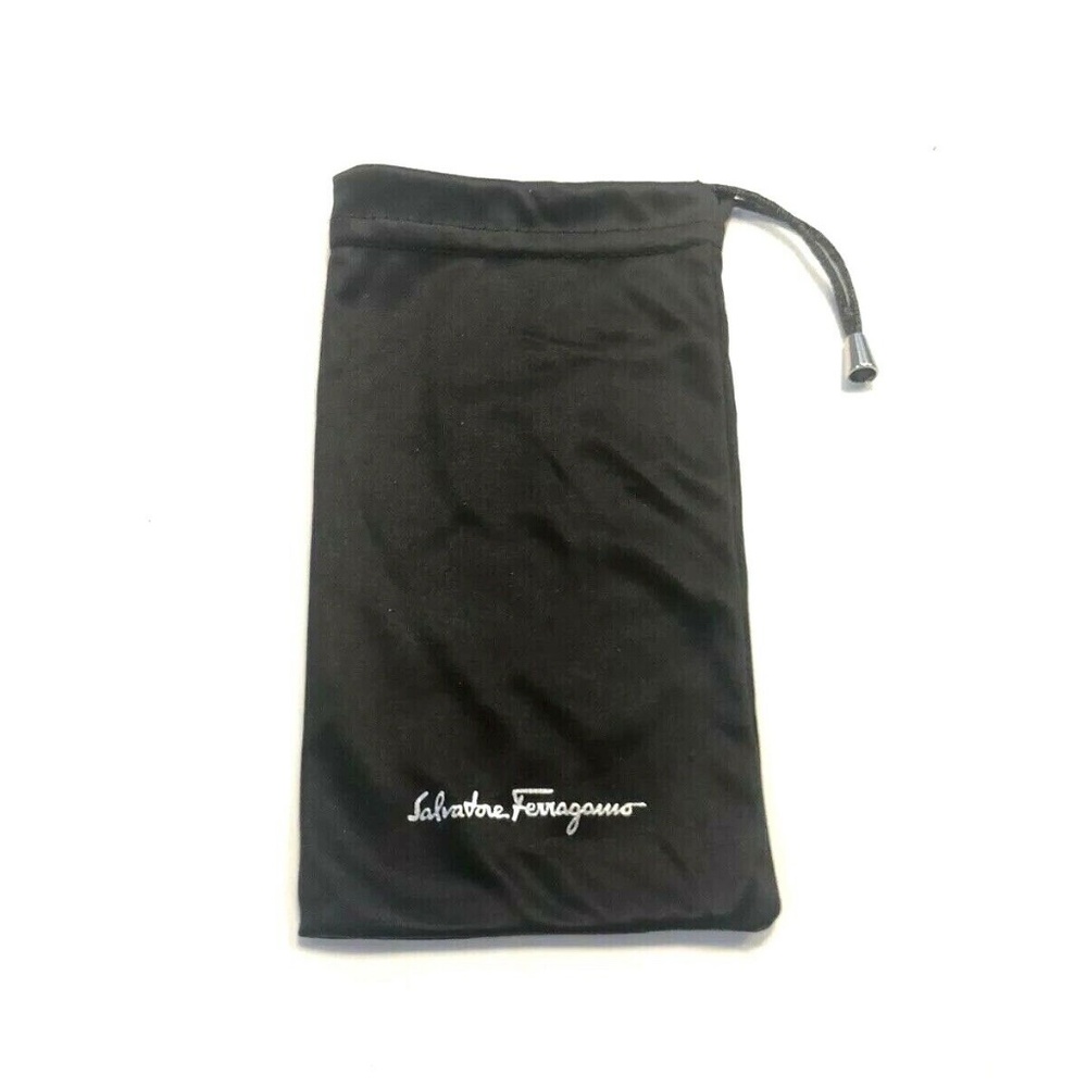 Salvatore Ferragamo Eyeglasses Sunglasses Case Black pouch 100% Authentic